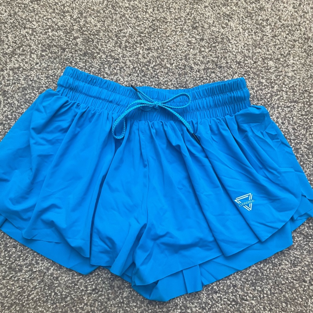 Flowy Blue Amazon Shorts